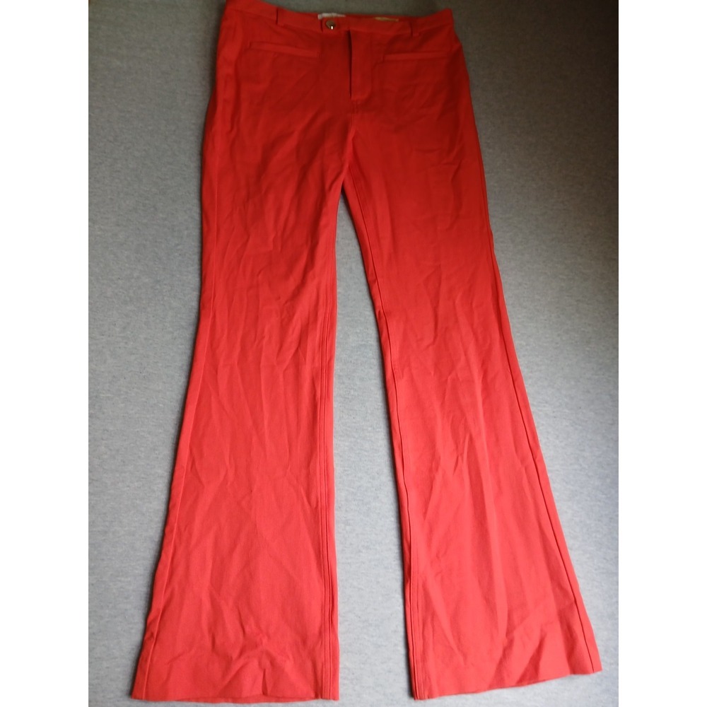 Maeve Anthropologie Pants 6 Slim Bootcut Trouser Ponte Preppy Office Stretch
